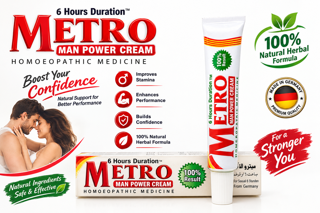 Metro Timing Tube for Men (Pack of 2) | Power House Herbal Shop
